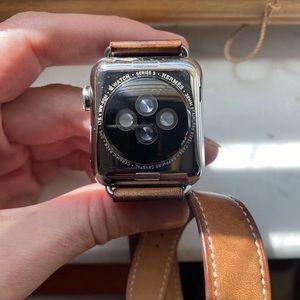 Hermes x Apple Watch Series 3 double tour leather